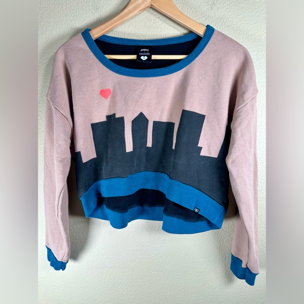 Stussy x love + made Women’s sweatshirt - Picture 2 of 8